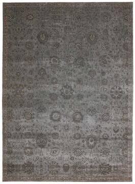 Nourison Luminance Grey Rectangle 9x13 ft Lucxelle Carpet 100493