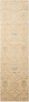 Nourison Luminance Beige Runner 6 to 9 ft Lucxelle Carpet 100499