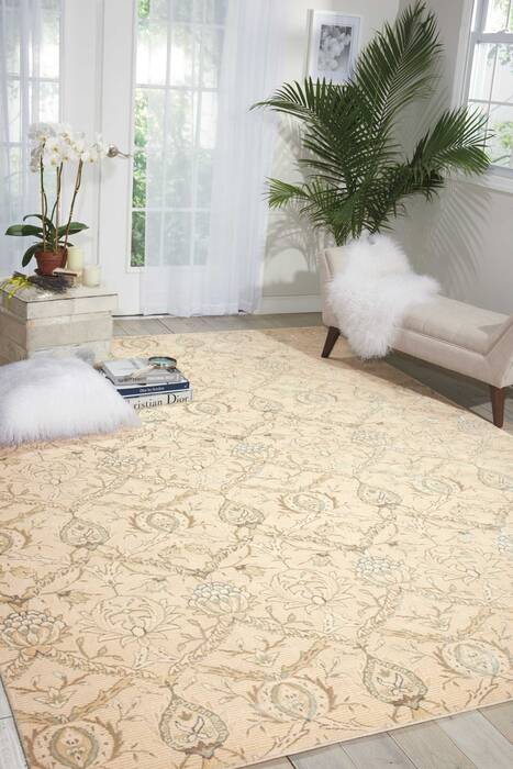 Nourison Luminance Beige 93 X 129 Area Rug 805-100503 Image 3