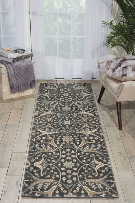 Nourison Luminance Grey Runner 23 X 80 Area Rug 805-100504 Image 3