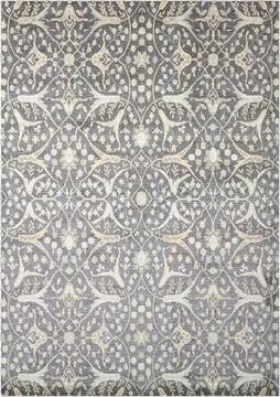 Nourison Luminance Grey Rectangle 5x7 ft Lucxelle Carpet 100506