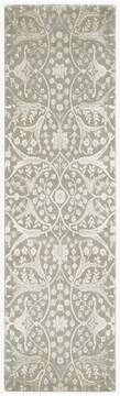 Nourison Luminance Grey Runner 6 to 9 ft Lucxelle Carpet 100509