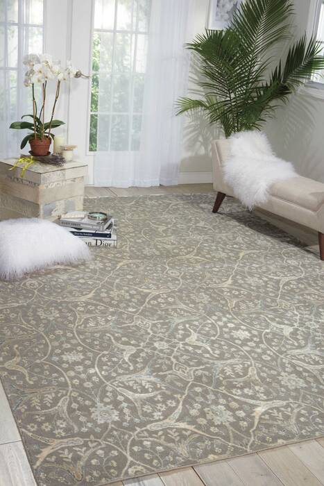 Nourison Luminance Grey 76 X 106 Area Rug 805-100512 Image 3