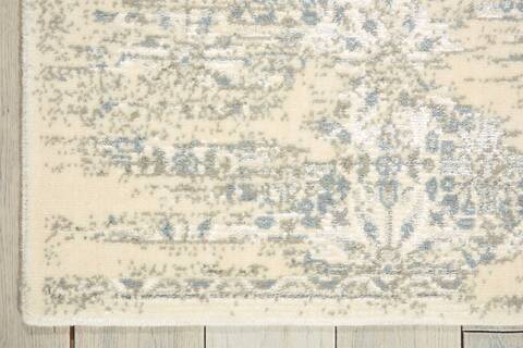 Nourison Luminance White Runner 23 X 80 Area Rug 805-100514 Image 1