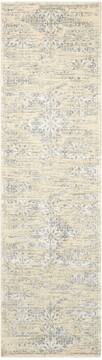 Nourison Luminance White Runner 2'3" X 8'0" Area Rug  805-100514