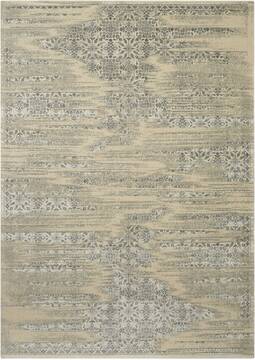 Nourison Luminance White Rectangle 5x7 ft Lucxelle Carpet 100516