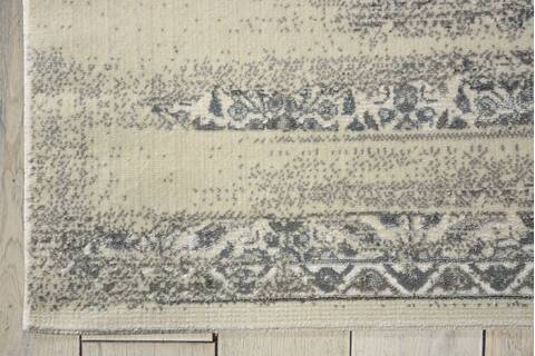 Nourison Luminance White 93 X 129 Area Rug 805-100518 Image 1