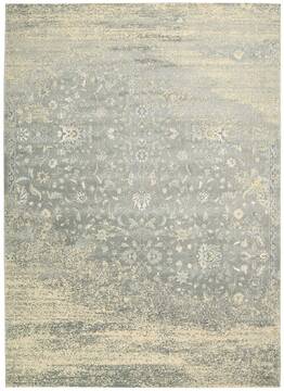 Nourison Luminance Grey Rectangle 5x7 ft Lucxelle Carpet 100521