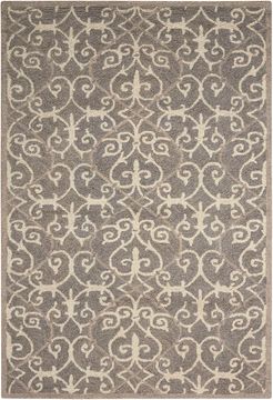 Nourison MARINA Grey 5'0" X 7'6" Area Rug 99446199287 805-100565