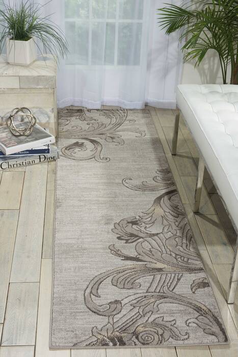 Nourison Maxell Grey Runner 22 X 76 Area Rug 805-100599 Image 3