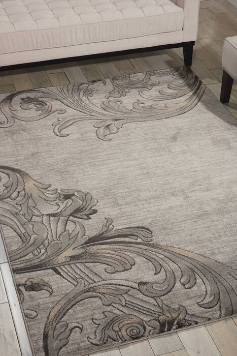 Nourison Maxell Grey 93 X 129 Area Rug 805-100603 Image 3
