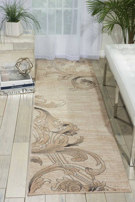 Nourison Maxell Beige Runner 22 X 76 Area Rug 805-100604 Image 3