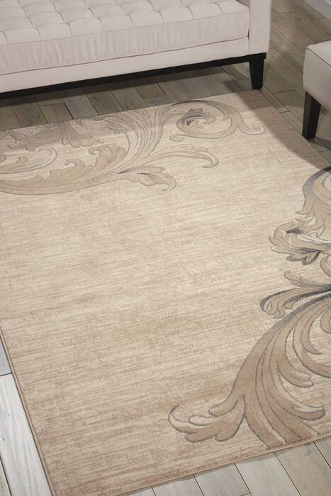 Nourison Maxell Beige 93 X 129 Area Rug 805-100608 Image 3