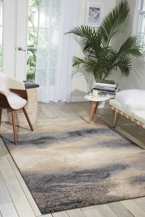 Nourison Maxell Grey 93 X 129 Area Rug 805-100614 Image 3