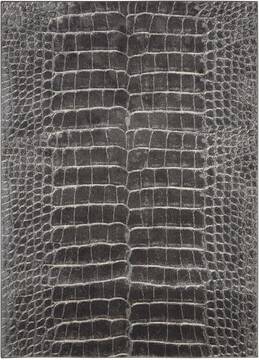 Nourison Maxell Grey Rectangle 5x7 ft Polyester Carpet 100627