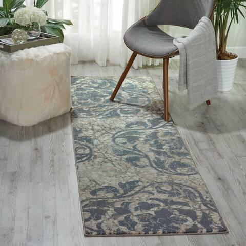 Nourison Maxell Beige Runner 22 X 76 Area Rug 805-100630 Image 3