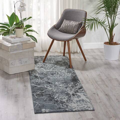 Nourison Maxell Grey Runner 22 X 76 Area Rug 805-100640 Image 3