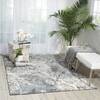 Nourison Maxell Grey 93 X 129 Area Rug 805-100644 Thumb 3
