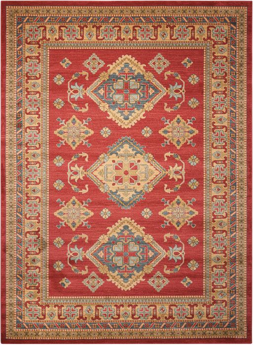 Nourison MAYMANA Red 710 X 1010 Area Rug 99446280794 805-100652 Image 0