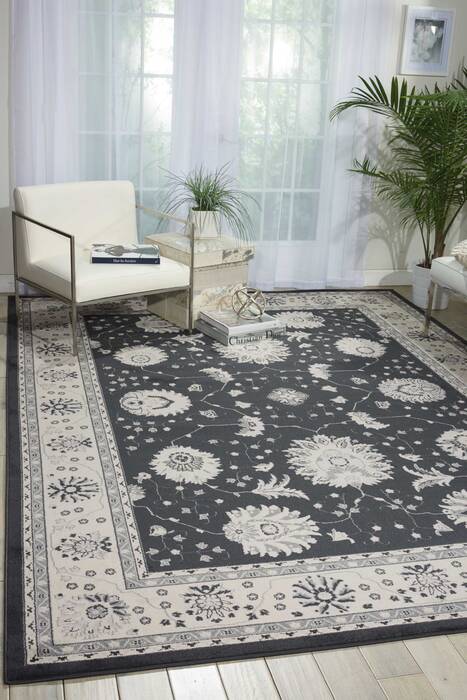 Nourison Maymana Grey 93 X 129 Area Rug 805-100658 Image 3