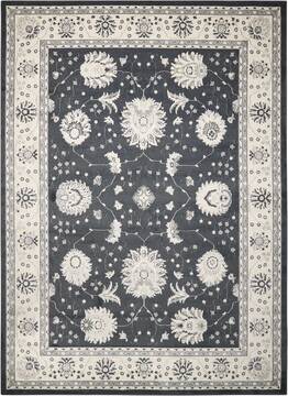 Nourison Maymana Grey Rectangle 9x13 ft Polypropylene Carpet 100658