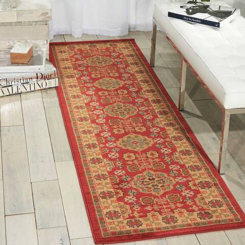 Nourison Maymana Red Runner 22 X 76 Area Rug 805-100674 Image 3