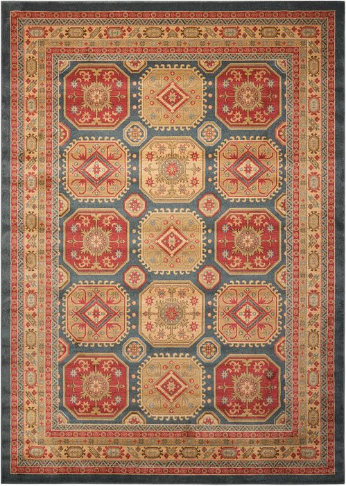 Nourison MAYMANA Blue 710 X 1010 Area Rug 99446281548 805-100712 Image 0