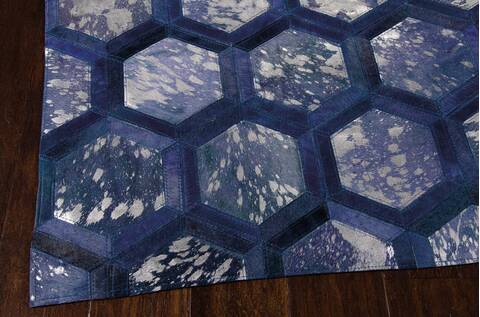 Nourison City Chic Blue 80 X 100 Area Rug 805-100762 Image 1