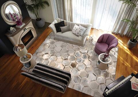 Nourison City Chic Grey 80 X 100 Area Rug 805-100764 Image 3