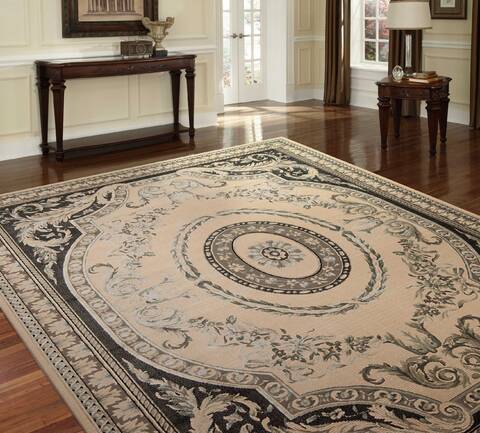 Nourison Platine Beige 53 X 75 Area Rug 805-100772 Image 3