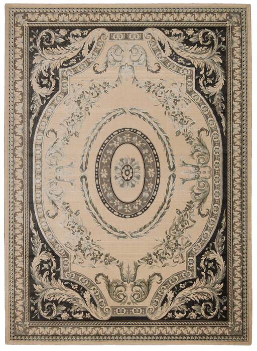 Nourison Platine Beige 53 X 75 Area Rug 805-100772 Image 0