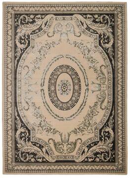 Nourison Platine Beige 5'3" X 7'5" Area Rug  805-100772