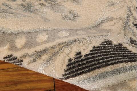 Nourison Platine Grey 53 X 75 Area Rug 805-100776 Image 2