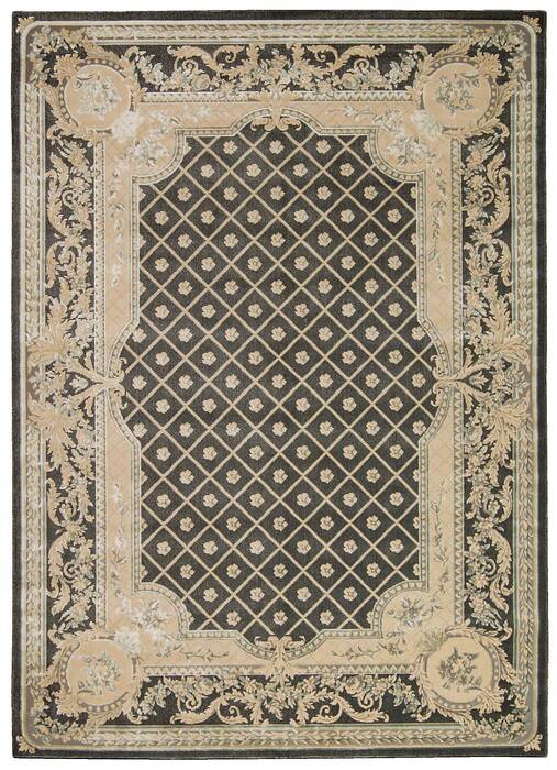 Nourison Platine Grey 53 X 75 Area Rug 805-100776 Image 3