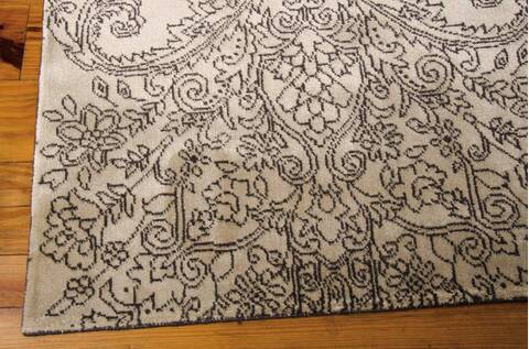 Nourison Platine Grey 76 X 106 Area Rug 805-100781 Image 1