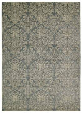 Nourison Platine Blue 7'6" X 10'6" Area Rug  805-100785