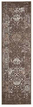 Nourison Glistening Nights Grey Runner 6 to 9 ft Polypropylene Carpet 100851