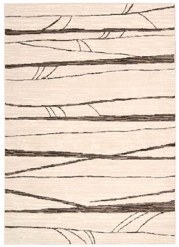 Michael Amini MA05 GLISTNING NGHTS Beige Rectangle 5x8 ft polypropylene Carpet 100868