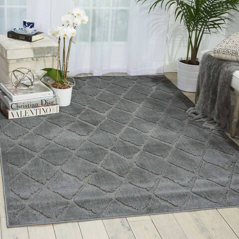 Nourison Gleam Grey 710 X 106 Area Rug 805-100874 Image 3
