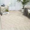 Nourison Gleam Beige 93 X 129 Area Rug 805-100880 Thumb 3
