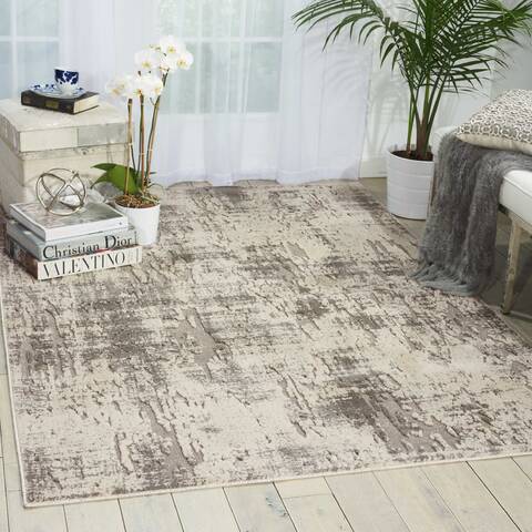 Nourison Gleam Beige 710 X 106 Area Rug 805-100884 Image 3