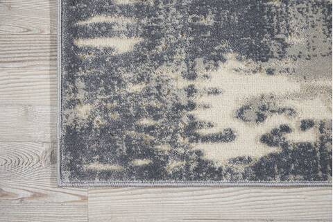 Nourison Gleam Grey Runner 22 X 76 Area Rug 805-100886 Image 1