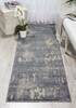 Nourison Gleam Grey Runner 22 X 76 Area Rug  805-100886 Thumb 3