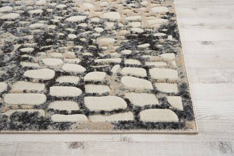Nourison Gleam Beige Runner 22 X 76 Area Rug 805-100901 Image 4