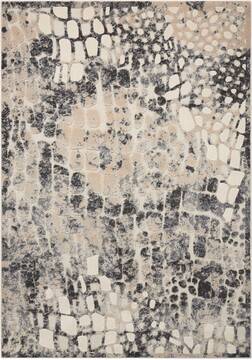 Nourison Gleam Beige Rectangle 5x7 ft Polyester Carpet 100903