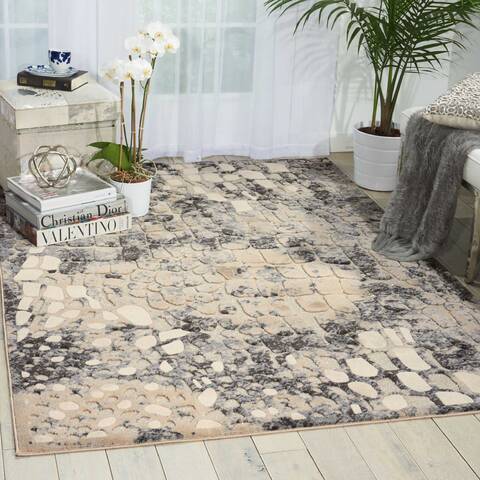 Nourison Gleam Beige 710 X 106 Area Rug 805-100904 Image 3