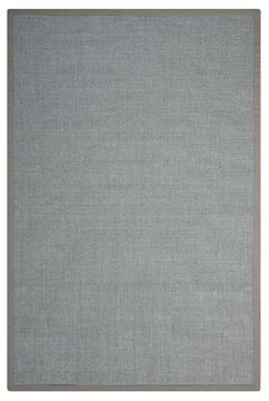 Michael Amini MA70 BRILLIANCE Grey Rectangle 4x6 ft sisal Carpet 100926