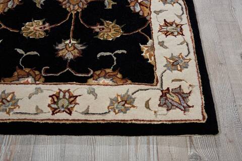 Nourison Serenade Black Runner 23 X 76 Area Rug 805-100931 Image 4