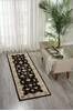 Nourison Serenade Black Runner 23 X 76 Area Rug  805-100931 Thumb 3