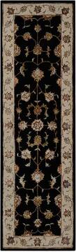 Nourison Serenade Black Runner 6 to 9 ft Lucxelle Carpet 100931